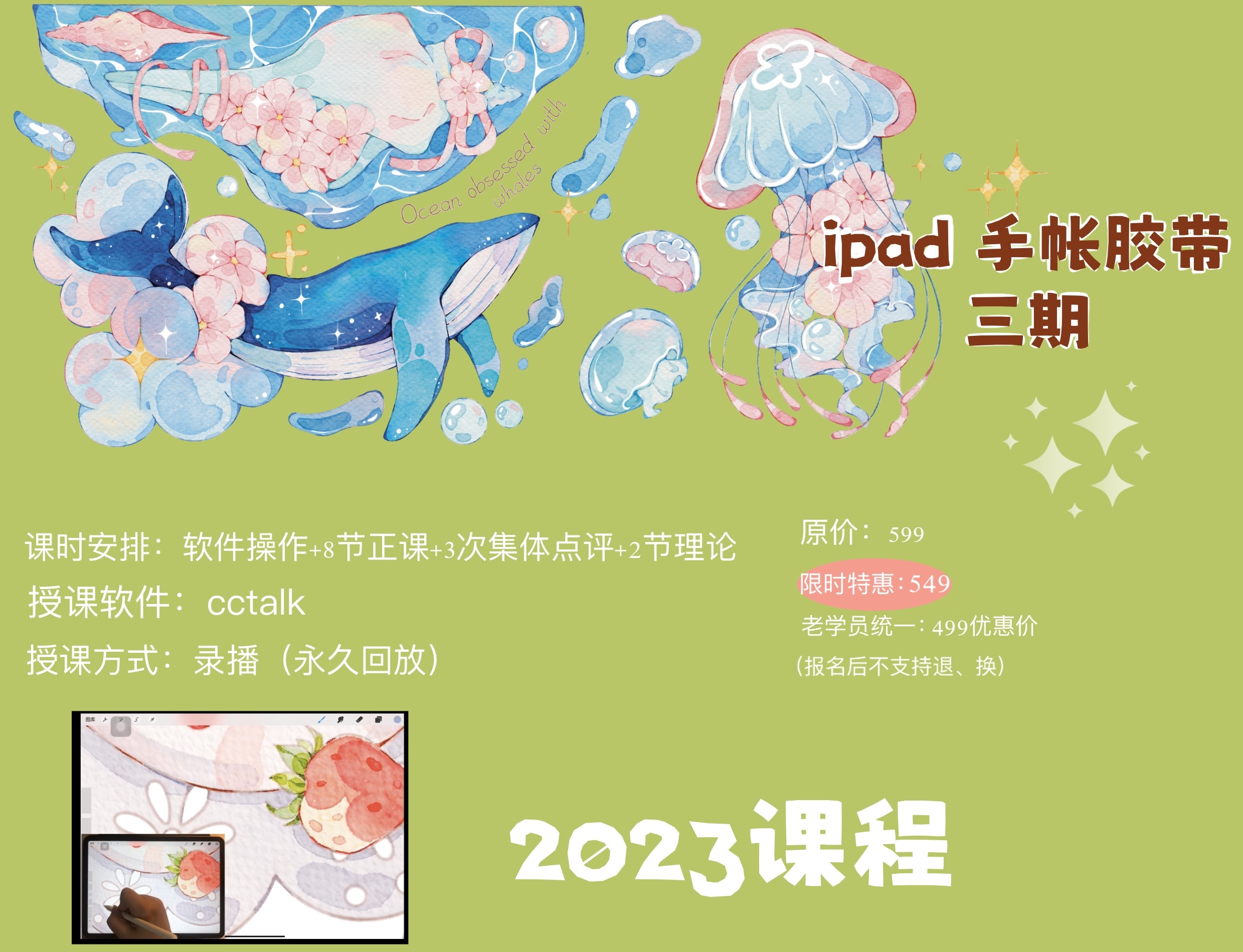 图片[2]-昭春落日 iPad 水彩胶带 第3期（原价￥549）-边缘人的资源库